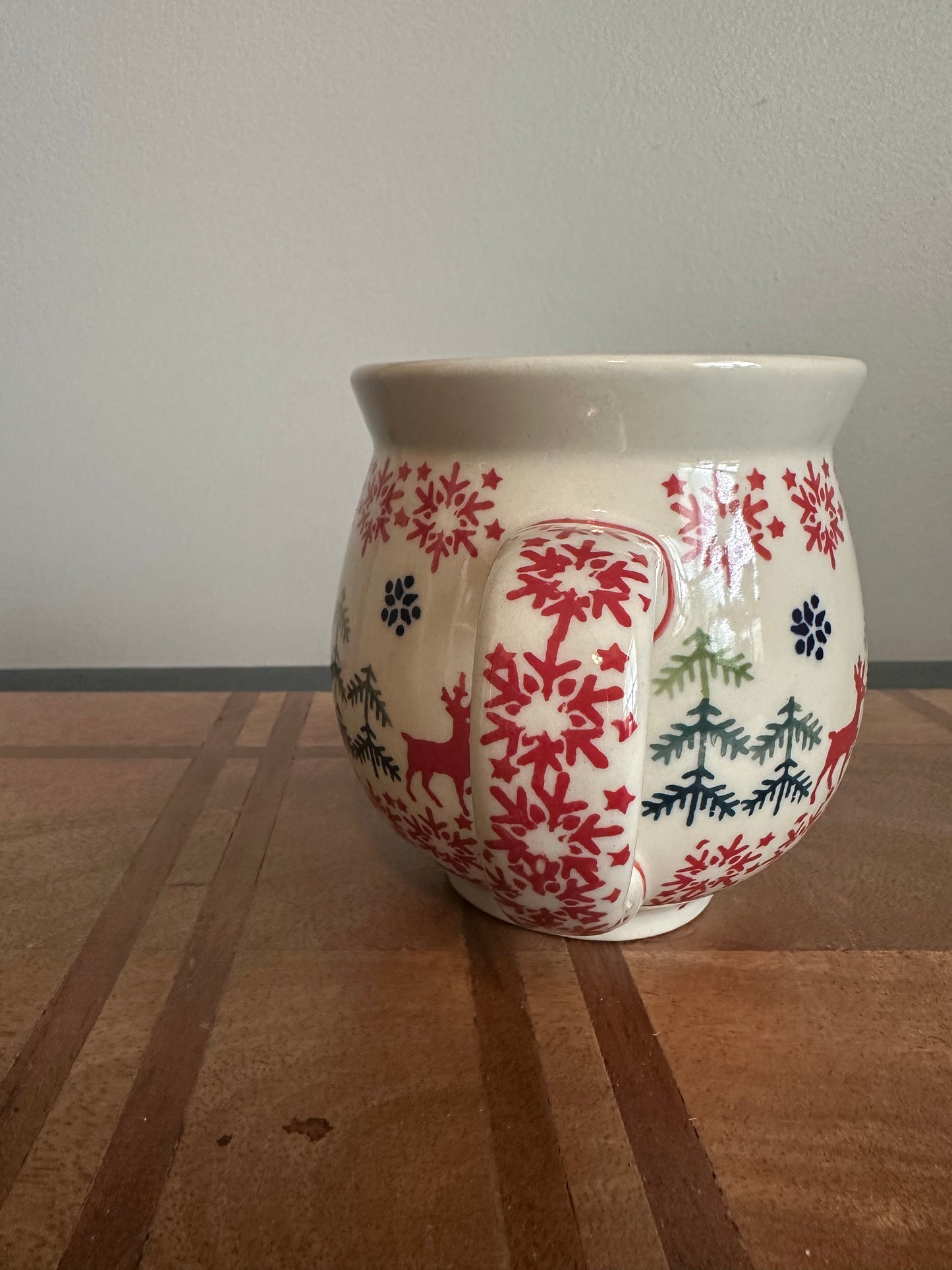 Preowned- Manufaktura Polish Pottery 16 oz Bubble Mug