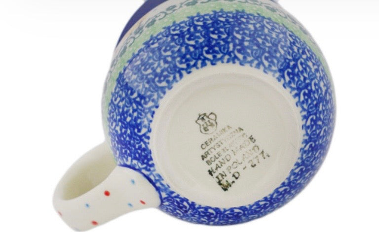 Ceramika Artystyczna, Pretty Pullet, Large Bubble Mug 16 oz.