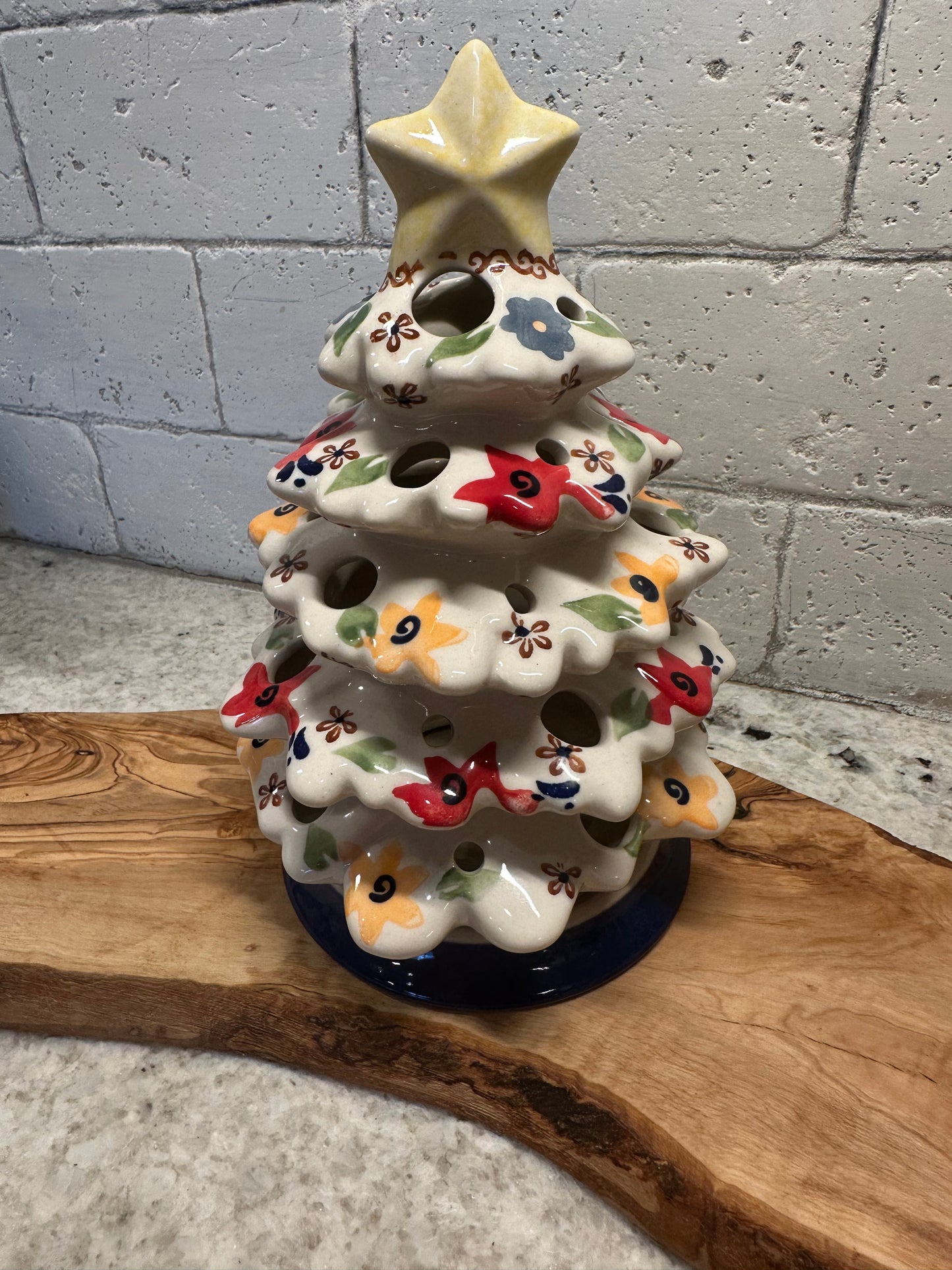 Manufaktura, Polish Pottery, Zo Girl, Luminary Tree
