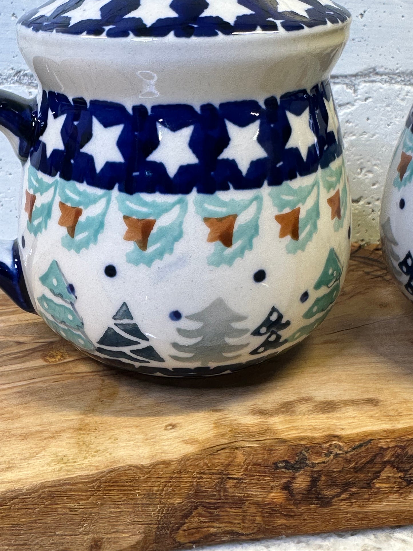 Manufaktura Polish Pottery, Starry Medley, Salt & Pepper Set