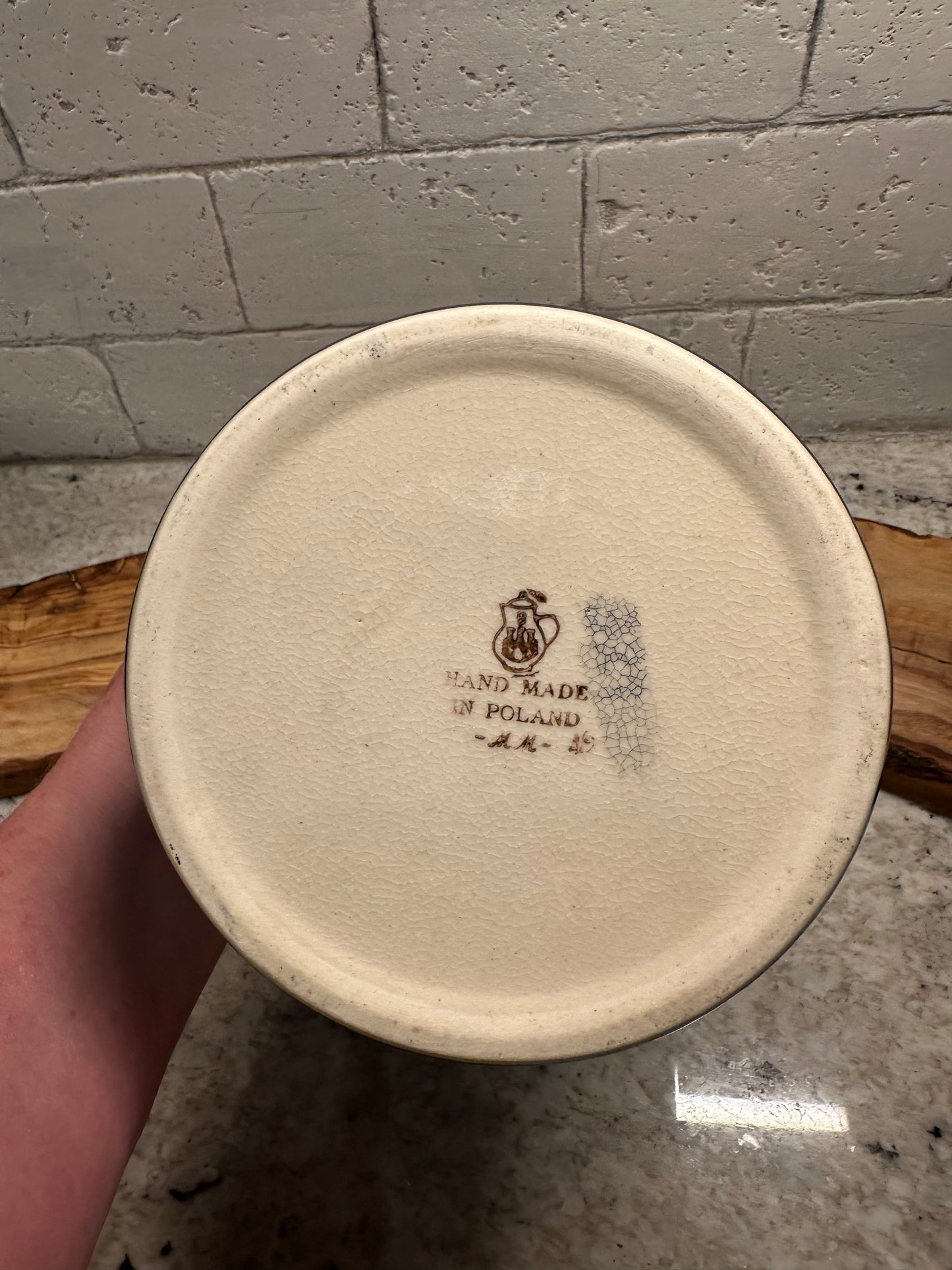 Ceramika Artystyczna Polish Pottery Utensil Holder/Planter