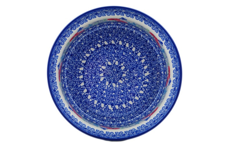 Ceramika Artystyczna Polish Pottery, Poppy Happiness, Souffle/Casserole/Serving Dish
