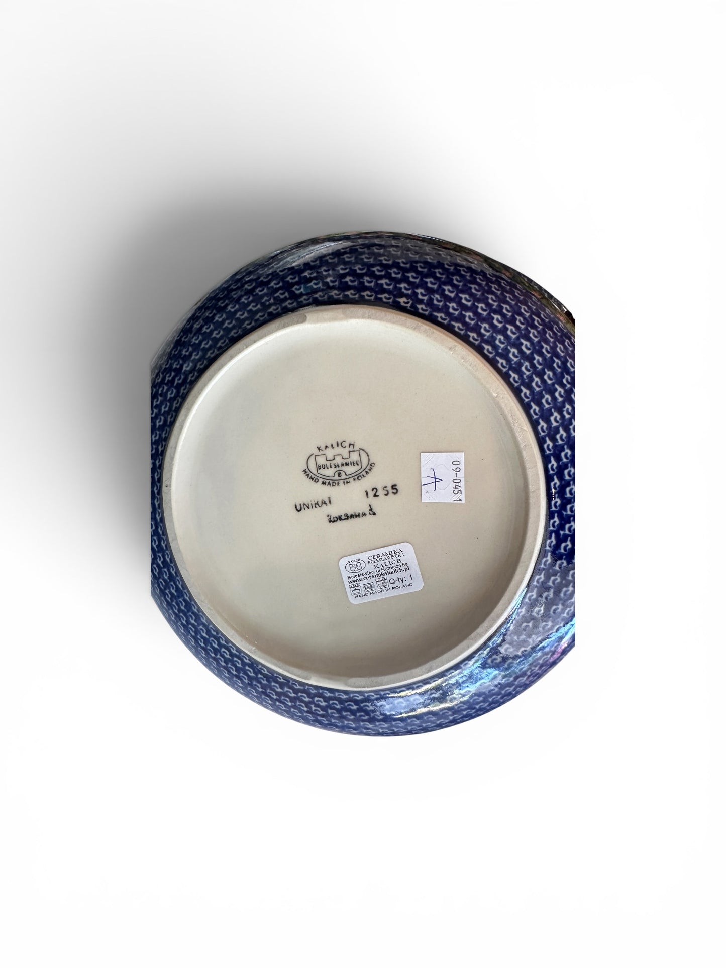 Kalich, Art Level A, Piggy, HUGE Kora Bowl 12" x 4"