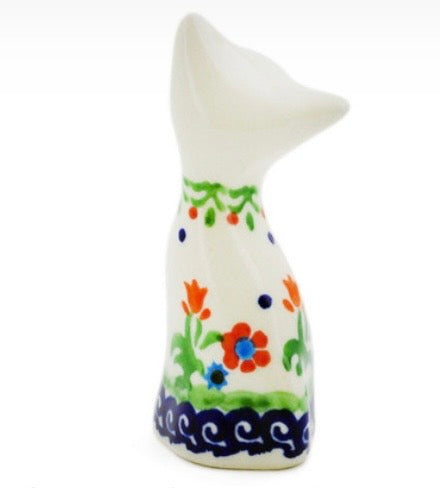 Bona, Spring Flowers, Cat Figurine
