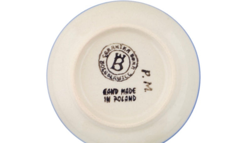 Ceramika Bona Polish Pottery, Daydreaming Kittens, Small Plate/Coaster