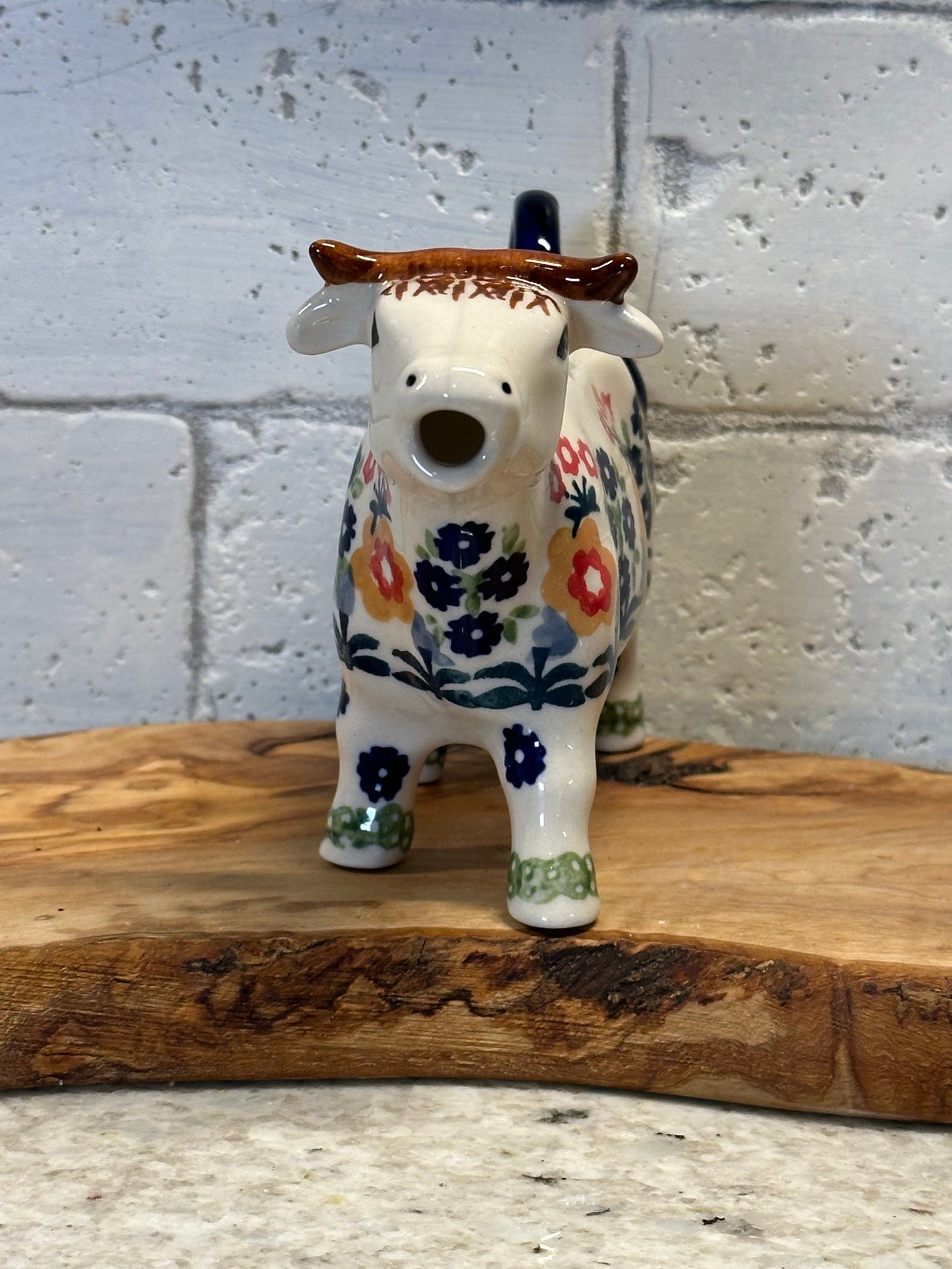 Manufaktura Butternut Cow Creamer/Succulent Planter