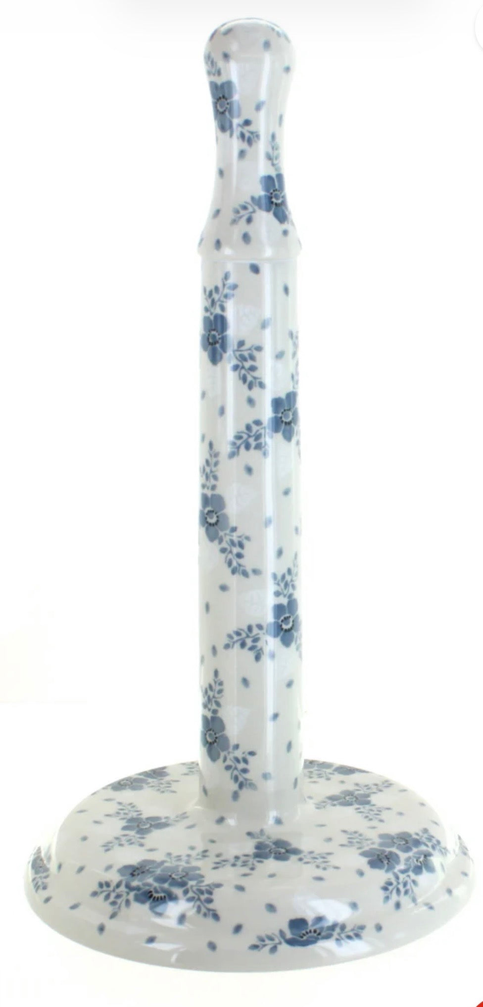 Ceramika Artystyczna Blue Fleur Paper Towel Holder