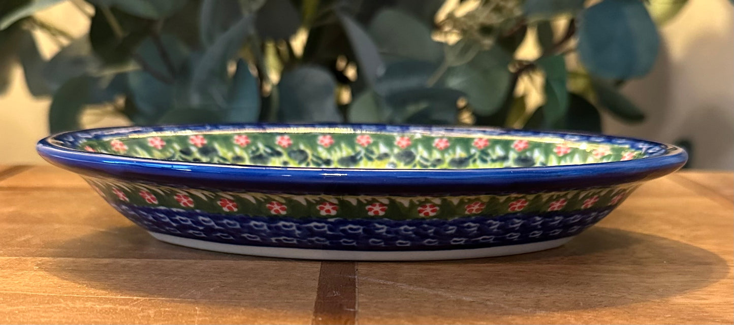 Kalich Polish Pottery, Guinea Oblong Bowl