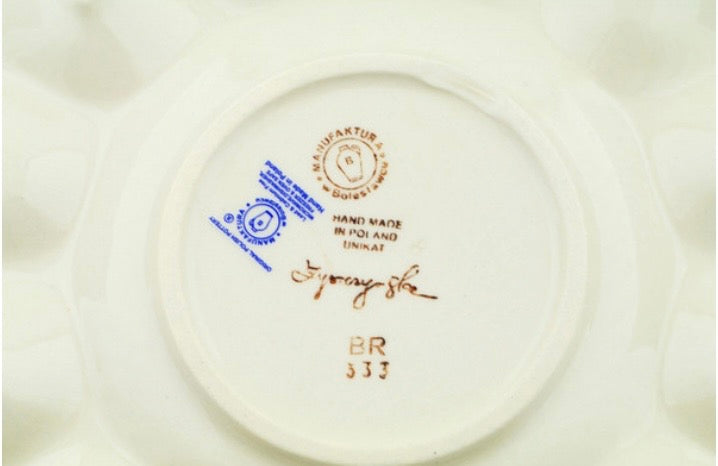 Manufaktura, Unikat Retro Brown Beauty, Egg Plate
