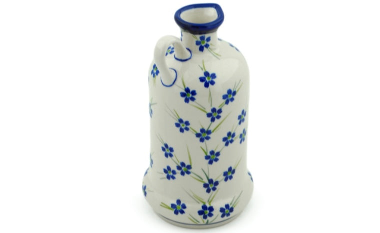 Zaklady Polish Pottery, Blooming Vines, Bottle 20 oz