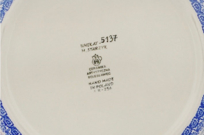 Ceramika Artystyczna, U5137 Peak Of Perfection, Fluted Pie Dish 10"