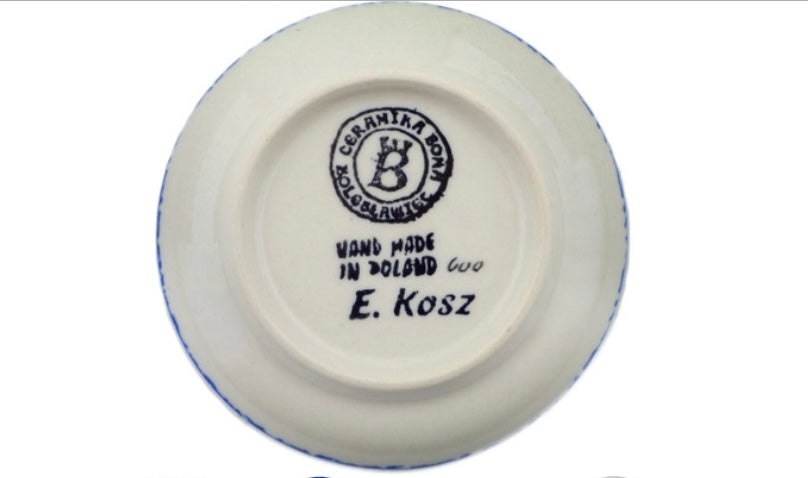 Ceramika Bona Polish Pottery, Citrus Craze, Small Plate/Coaster