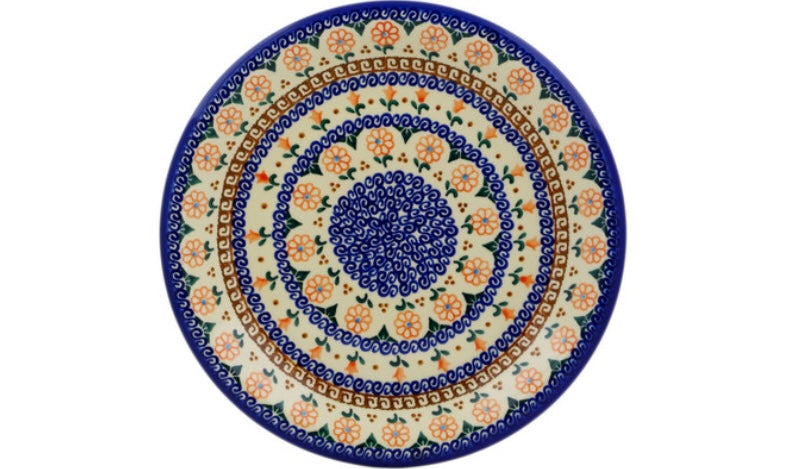 Ceramika Bona Polish Pottery, Amarillo, Dinner Plate