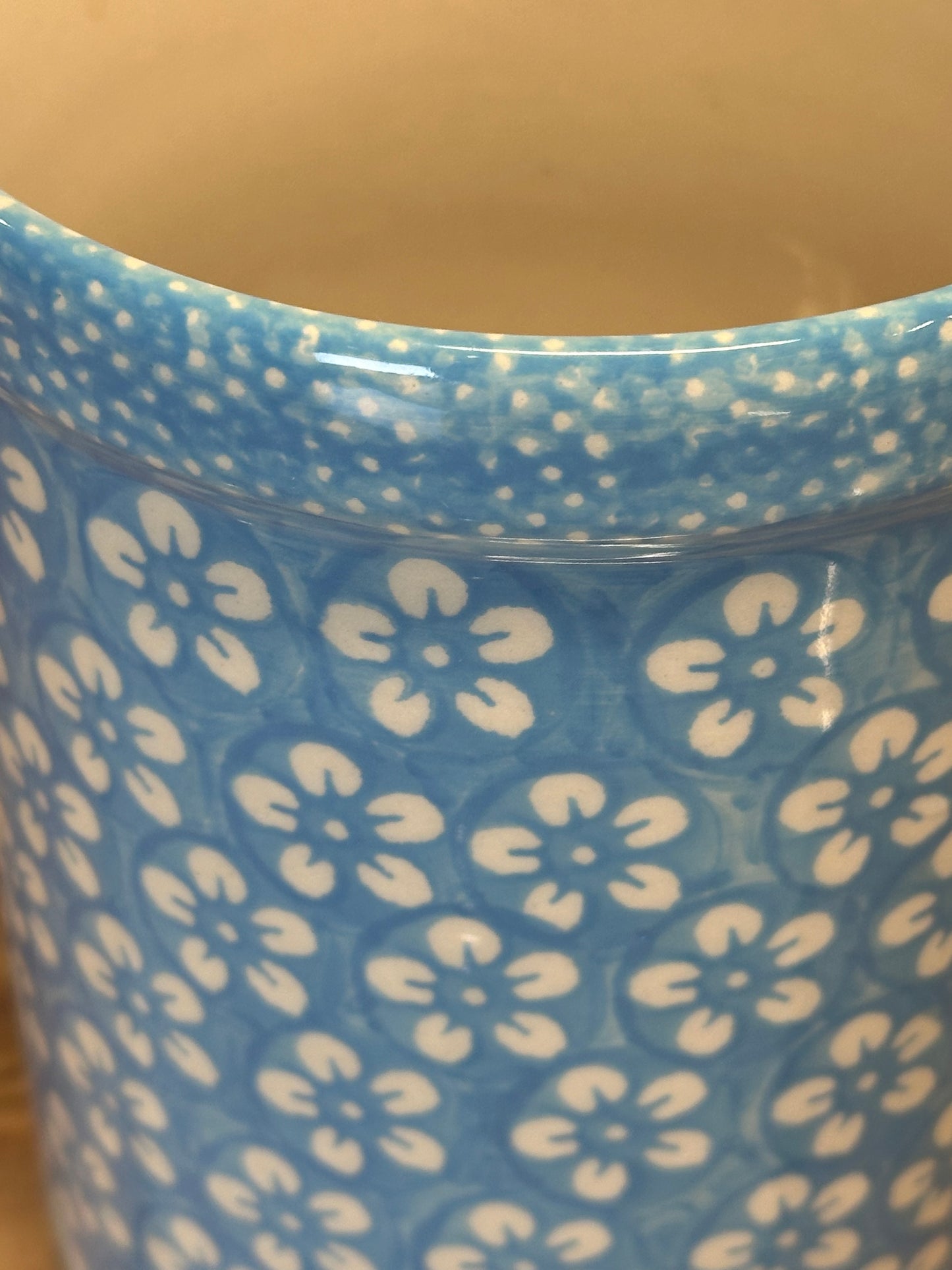 Manufaktura, Turquoise Blossom, Utensil Holder