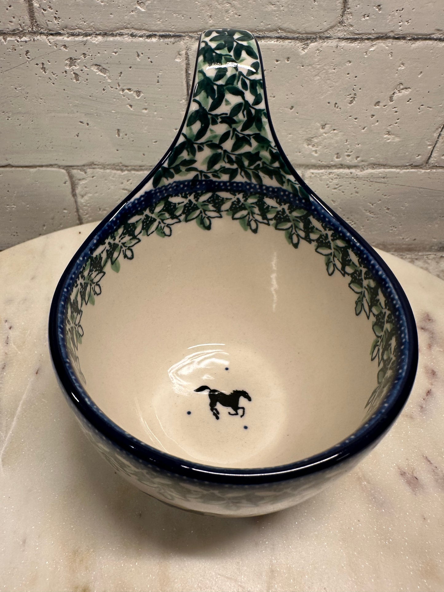 Ceramika Artystyczna Polish Pottery, Mustang Forest, Loop Mug/Bowl