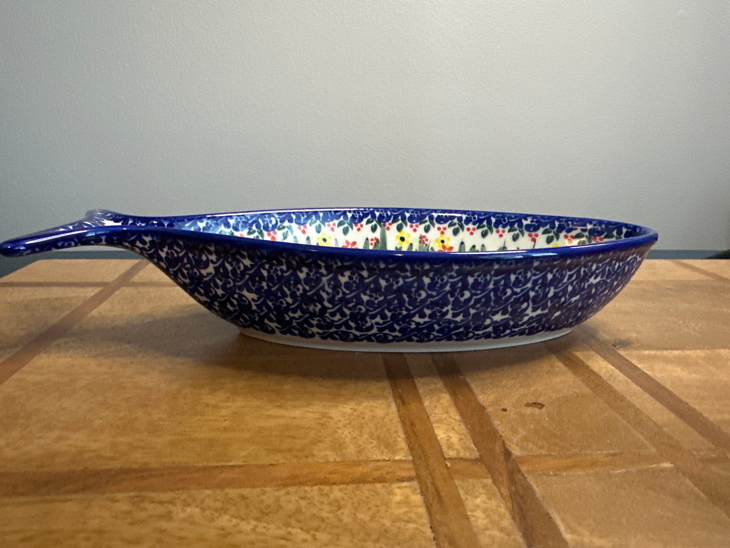 Dalia Polish Pottery, Signature Unikat, Fish Shaped 10", Platter/Bowl