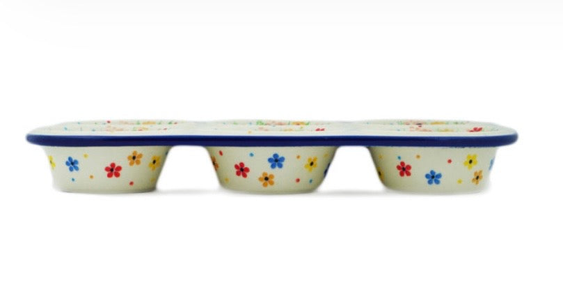 Ceramika Artystyczna, Unikat U4875, Colors Of The Wind, Muffin Pan