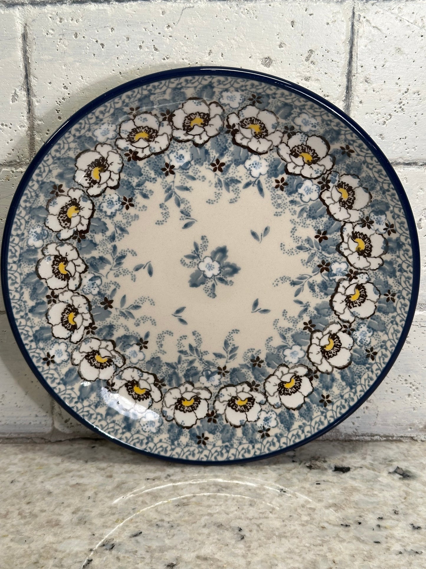 Ceramika Artystyczna Polish Pottery, Unikat 4814, M. Starzyk, Dessert Plate, Preowned