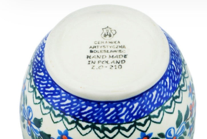 Ceramika Artystyczna, Azure Blooms, Loop Mug/Bowl