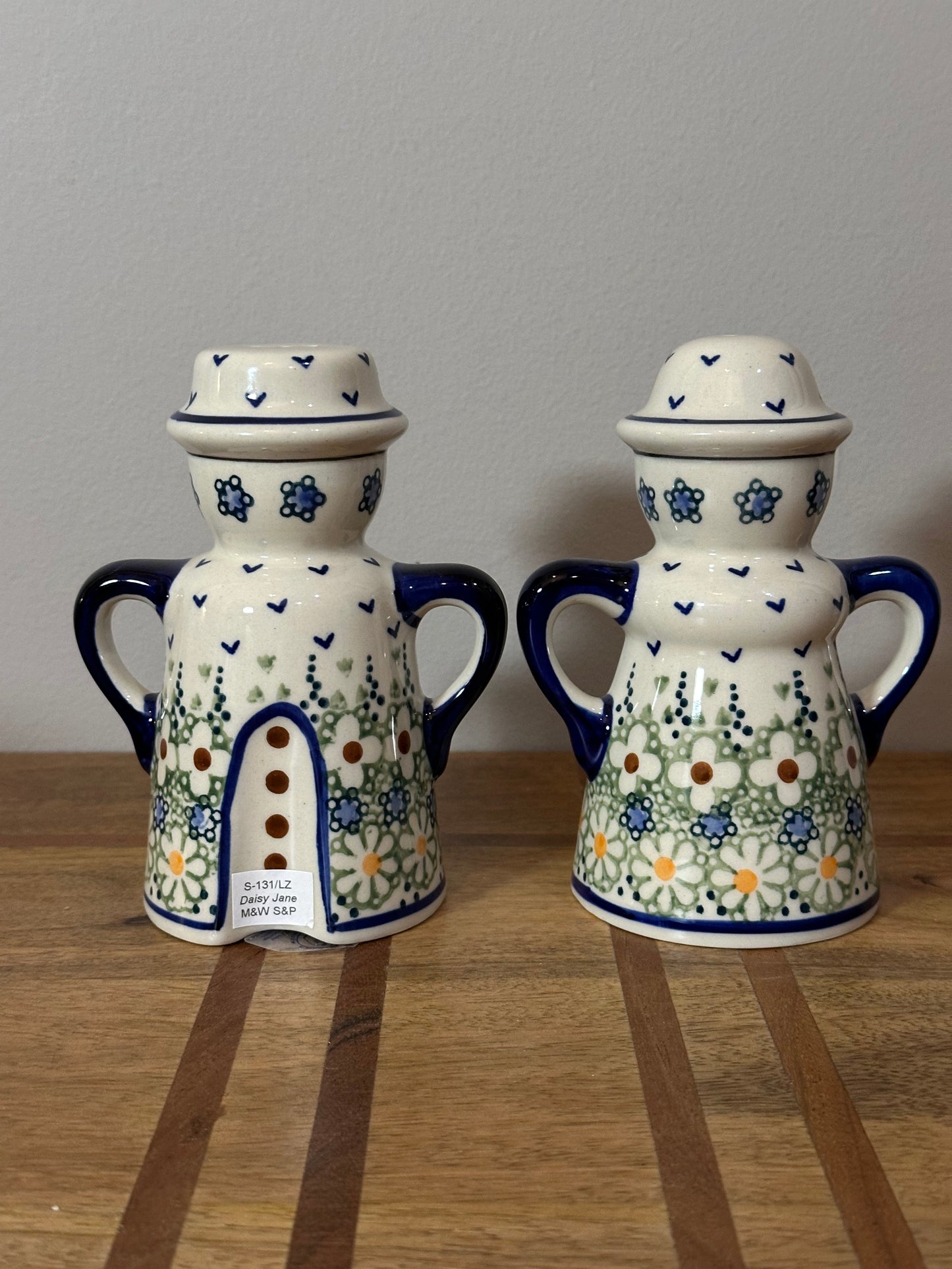 Manufaktura, Daisy Jane, Man & Woman Salt & Pepper Shakers