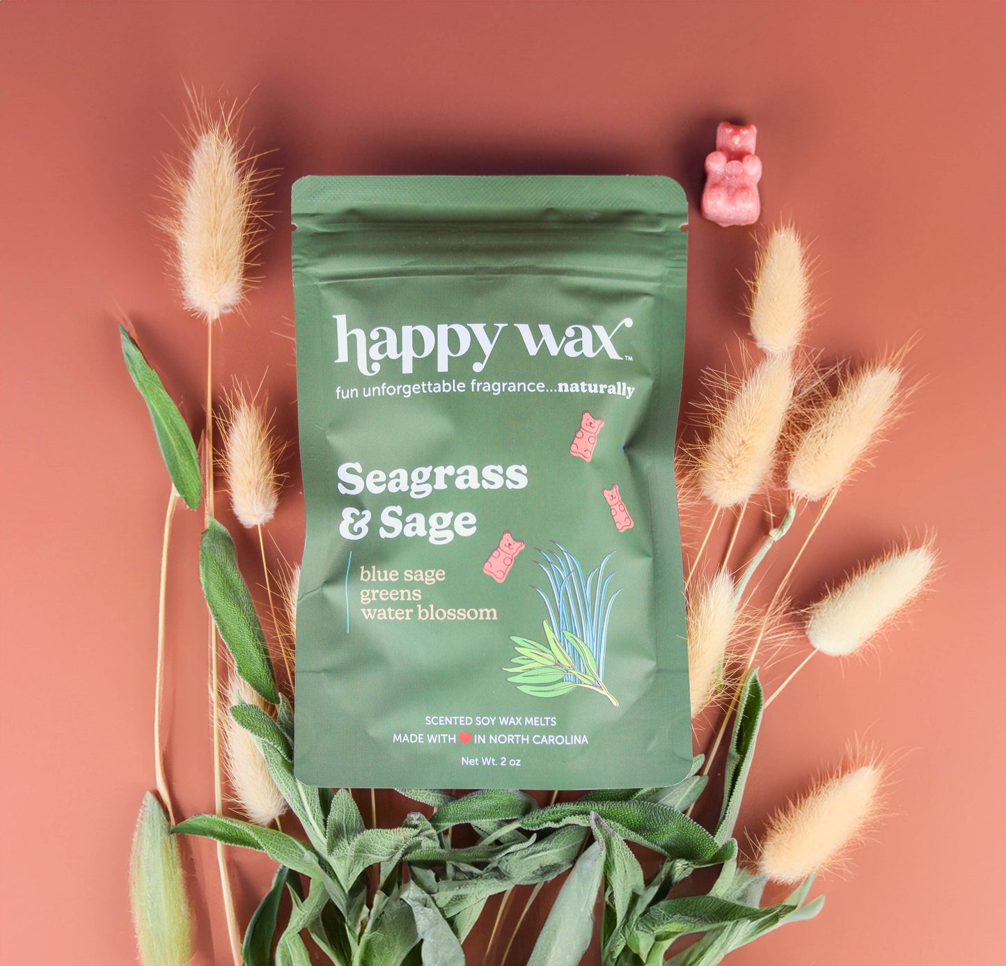Seagrass & Sage Wax Melts - Sample Pouch (2 oz)