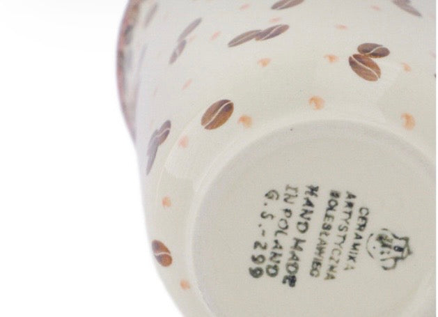 Ceramika Artystyczna, Coffee Bean, Bistro Mug 17.5 oz