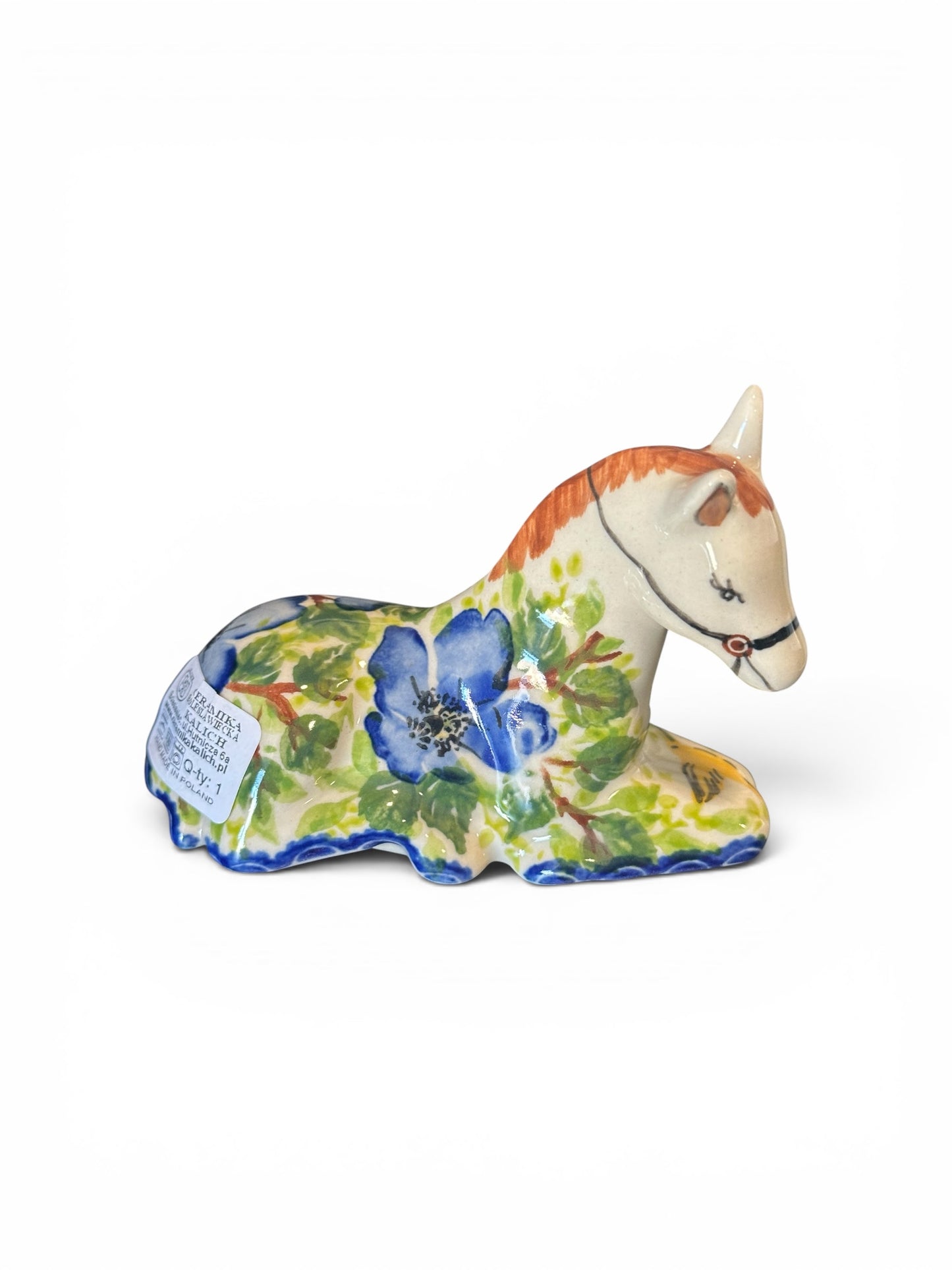 Kalich, Blue Magnolia, Horse Figurine