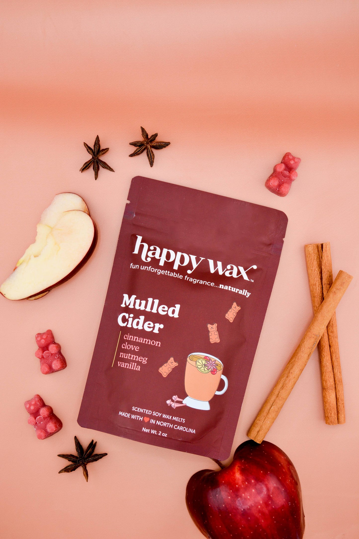 Mulled Cider Wax Melts - Sample Pouch (2 oz)