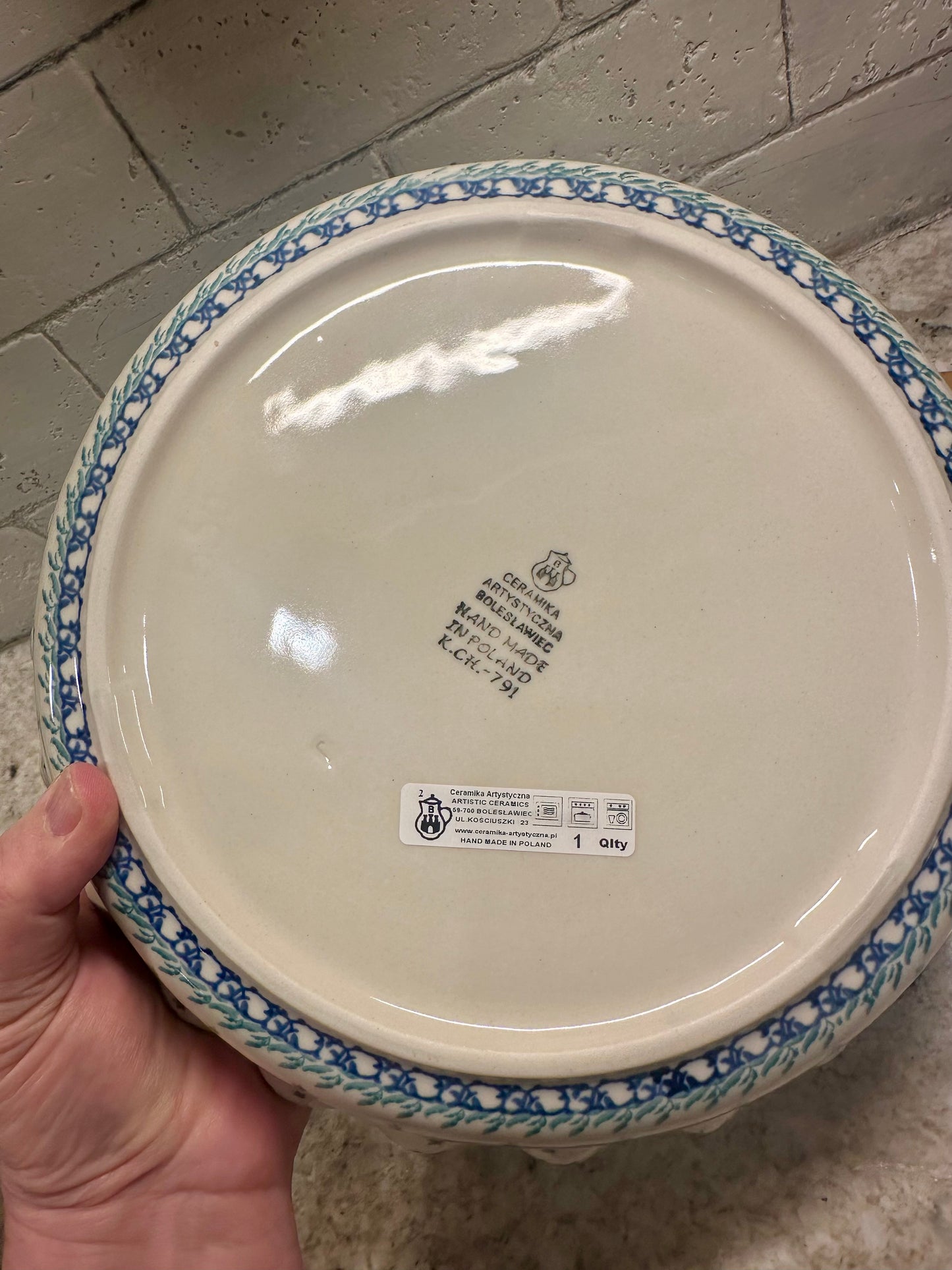 Ceramika Artystyczna, Winter Joy, Pie Plate
