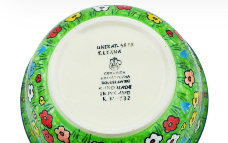 Ceramika Artystyczna, U4878, Whimsical Garden, Bowl