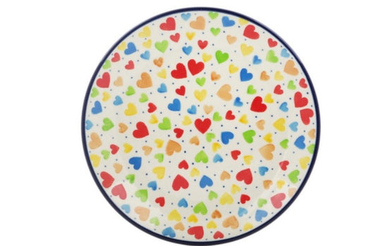 Ceramika Artystyczna, Unikat U4833, In Love With Love, Dessert/Snack Plate