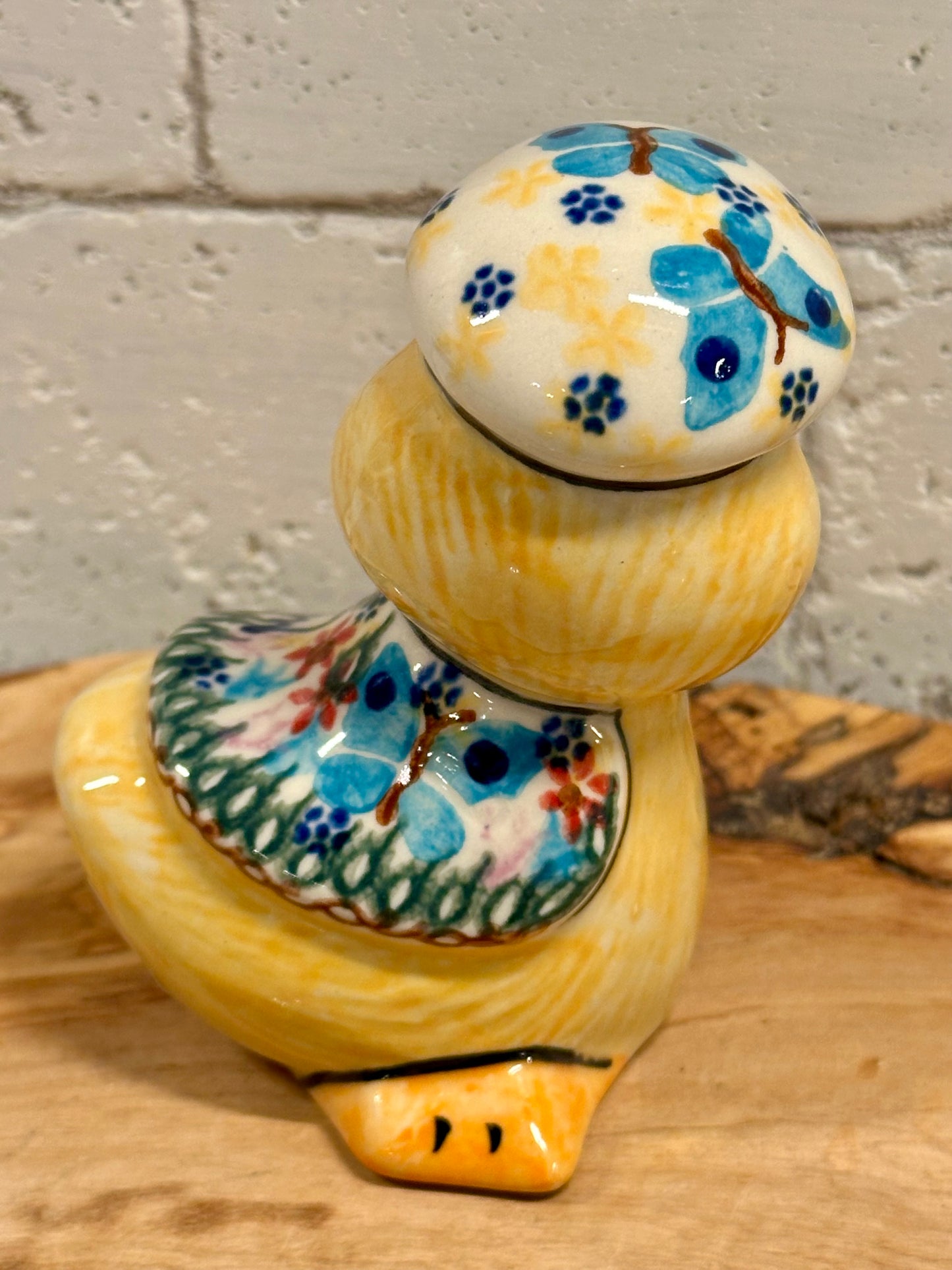 Vena, Garden of Eden Baby Duck with Cap Figurine