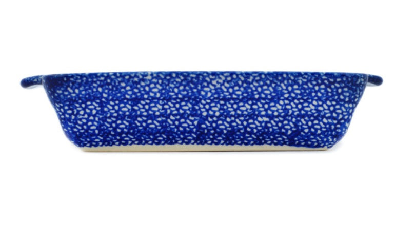 Ceramika Bona Polish Pottery, Citrus Craze, Rectangular Baker with Handles