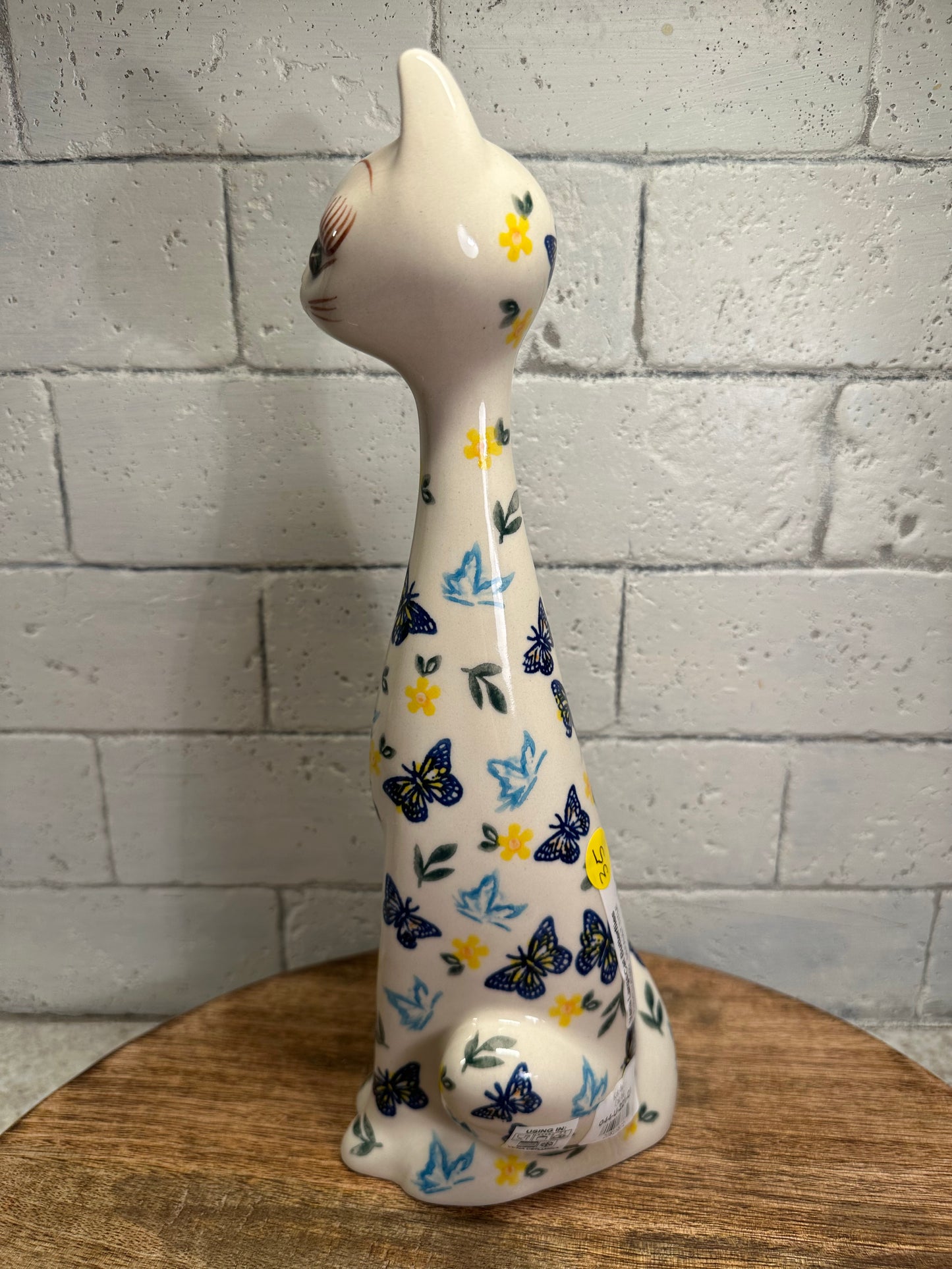 Vena Polish Pottery, Large Cat Butterflies