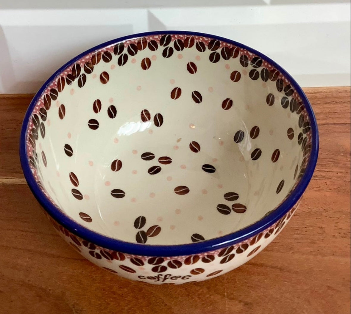 Ceramika Artystyczna Polish Pottery, Coffee Bean, Bowl