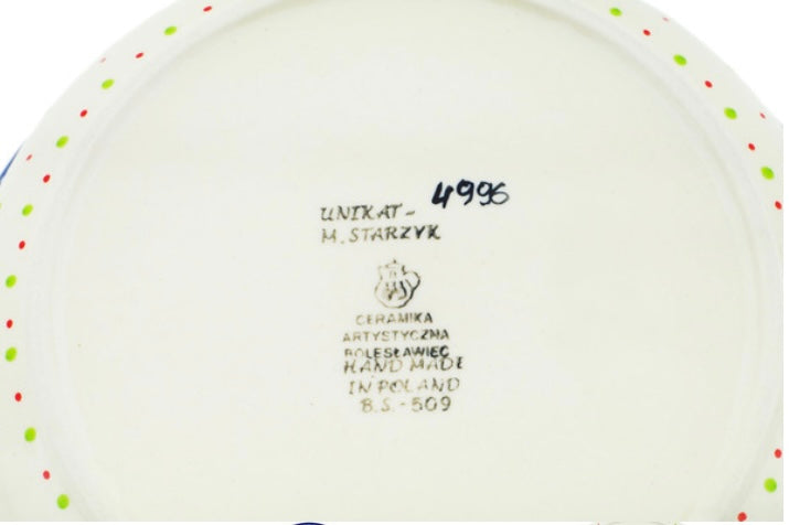 Ceramika Artystyczna Polish Pottery, Unikat U4, Bird, Prince and Princess, Baker/Bowl