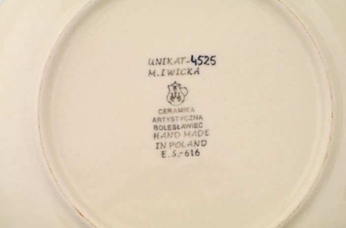 Ceramika Artystyczna, U4525 Marigold Chain, Dessert/Luncheon Plate 8"