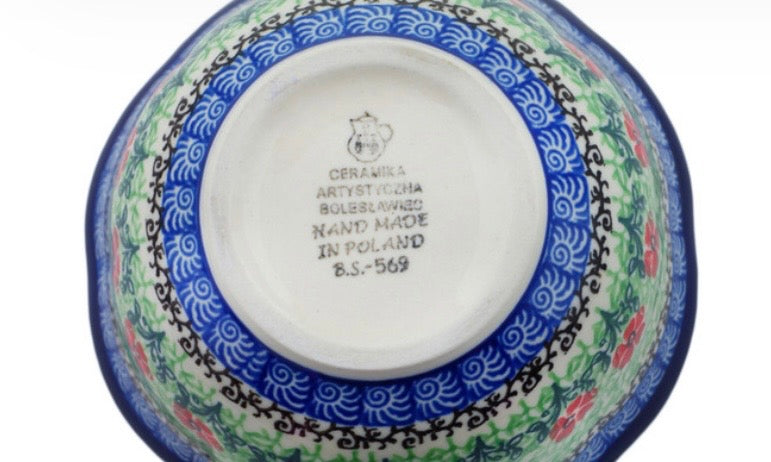 Ceramika Artystyczna, Maraschino, Scalloped Bowl