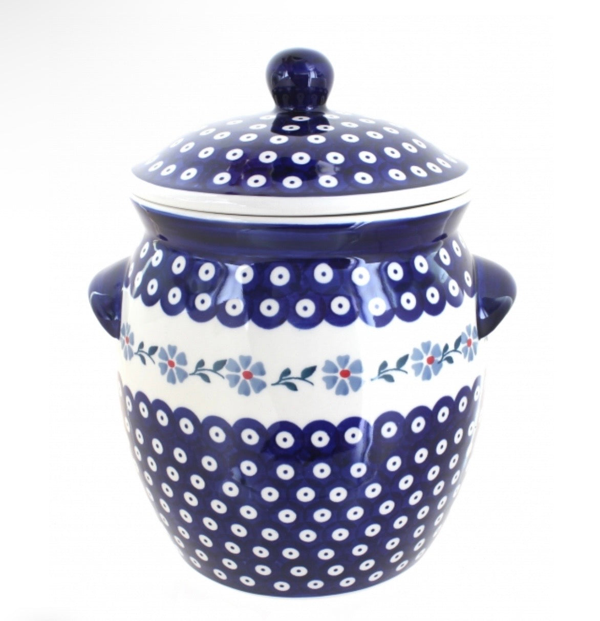 Manufaktura, Blue Violet Large Cookie Jar