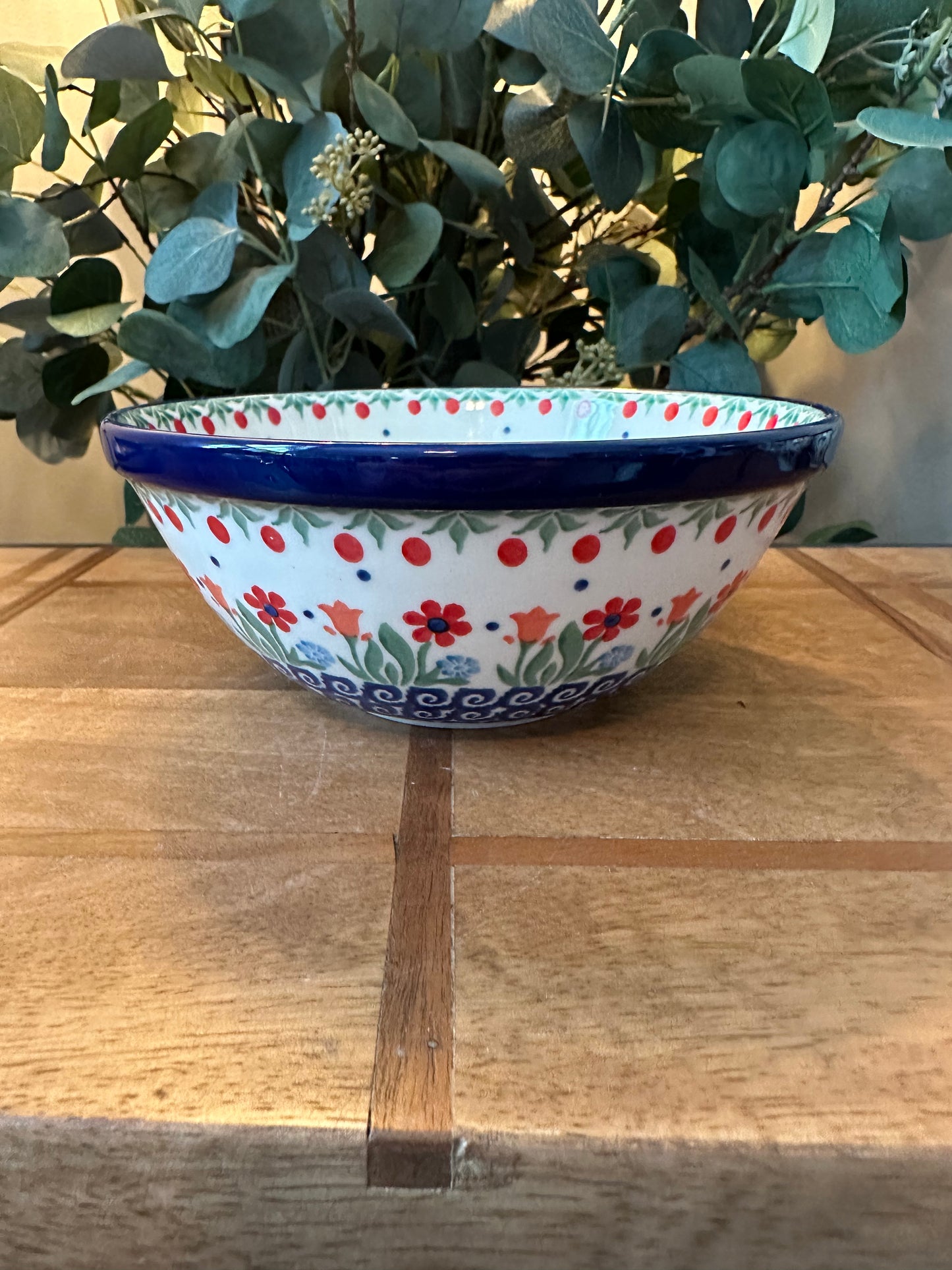 Ceramika Artystyczna Polish Pottery, Babcia's Garden, Bowl