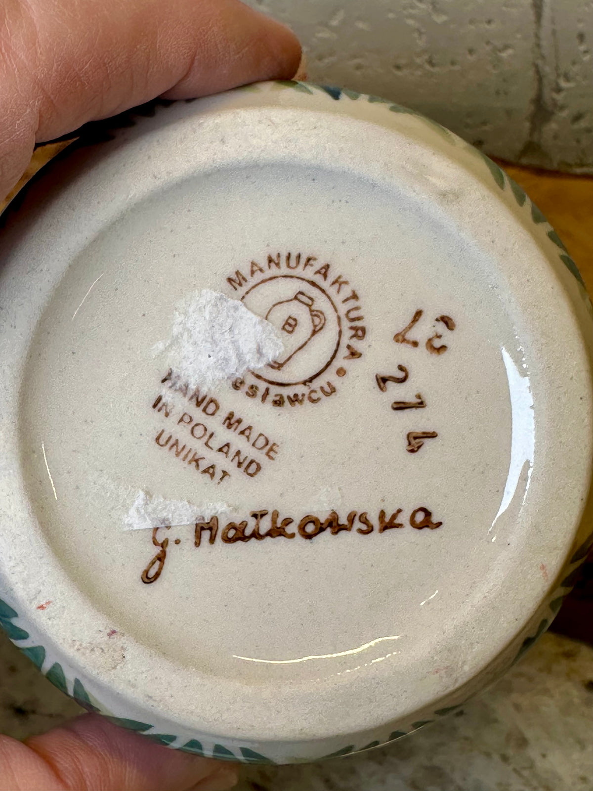 Manufaktura, Wildflower Covered Creamer/Melting Pot 8 oz.