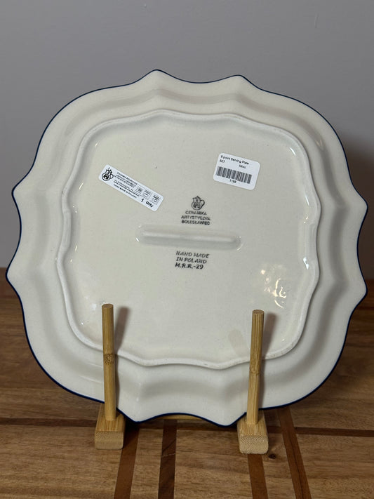 Ceramika Artystyczna Heart To Heart, 8 Pointed Platter/Plate