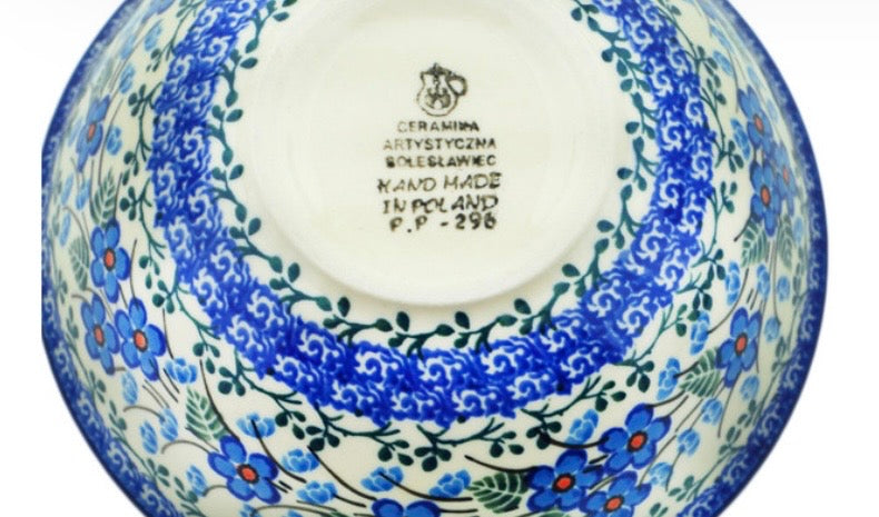 Ceramika Artystyczna, Blue Blossom, Bowl