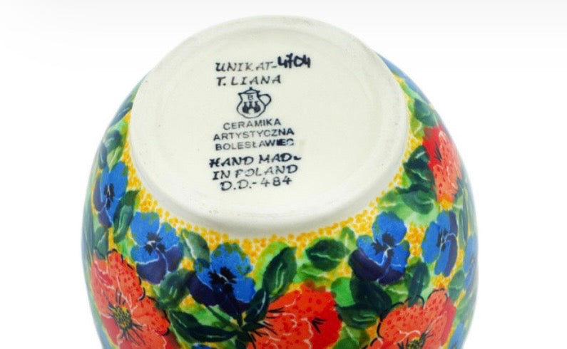 Ceramika Artystyczna, U4704, Flowers Collected On A Sunny Day, Loop Mug/Bowl