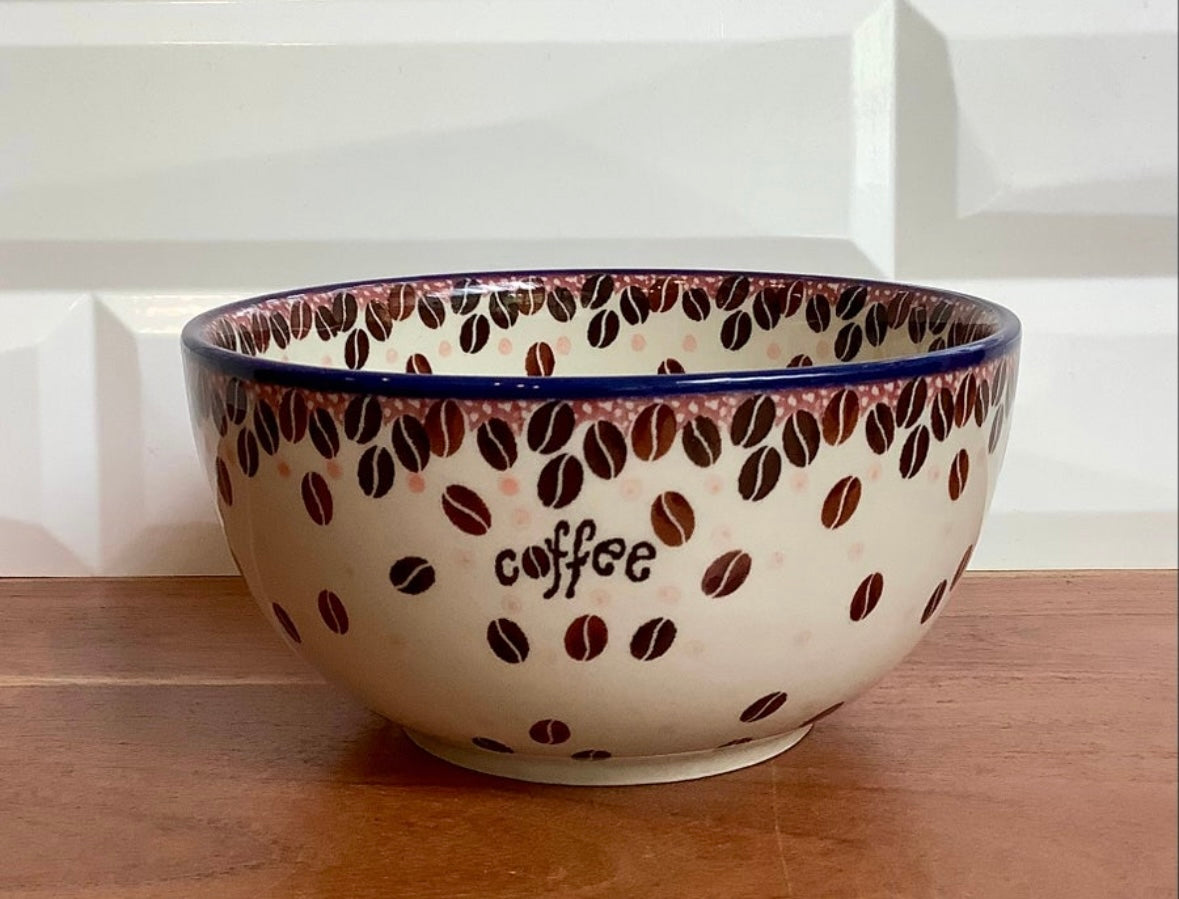 Ceramika Artystyczna Polish Pottery, Coffee Bean, Bowl