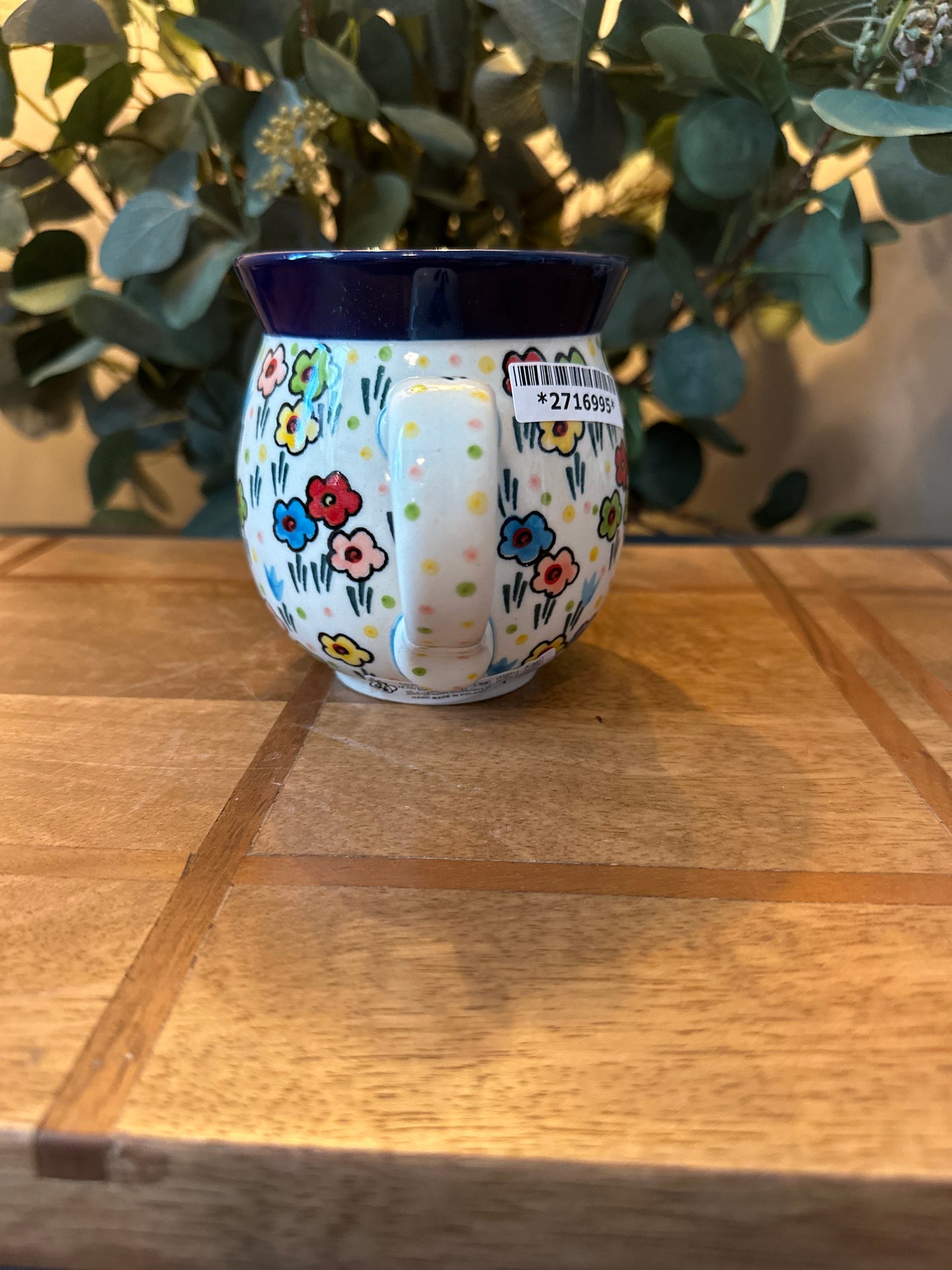 Ceramika Artystyczna Polish Pottery, Fun Time, Bubble Mug 16 oz.