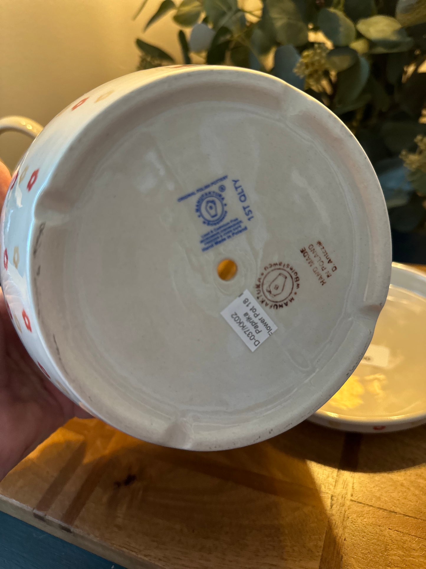 Manufaktura Polish Pottery, Paprika XL Planter