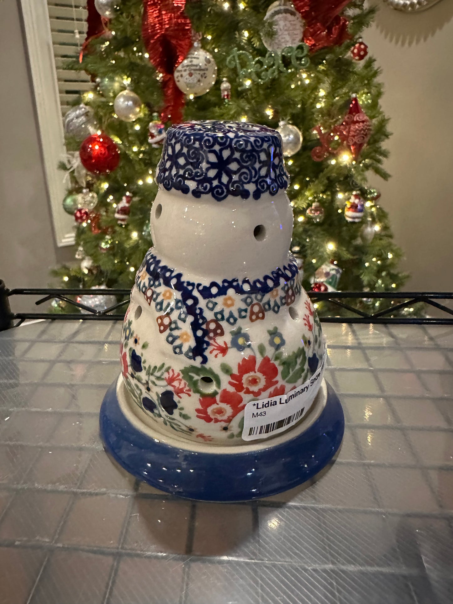 Manufaktura Lidia Luminary Snowman
