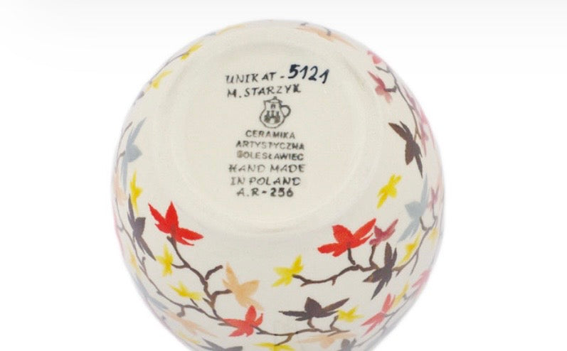 Ceramika Artystyczna, Unikat U5121, Autumn Tree, Loop Mug/Bowl