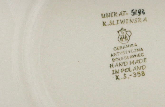 Ceramika Artystyczna, Unikat 5193, Spring Jubilee, Dessert/Luncheon Plate 8"